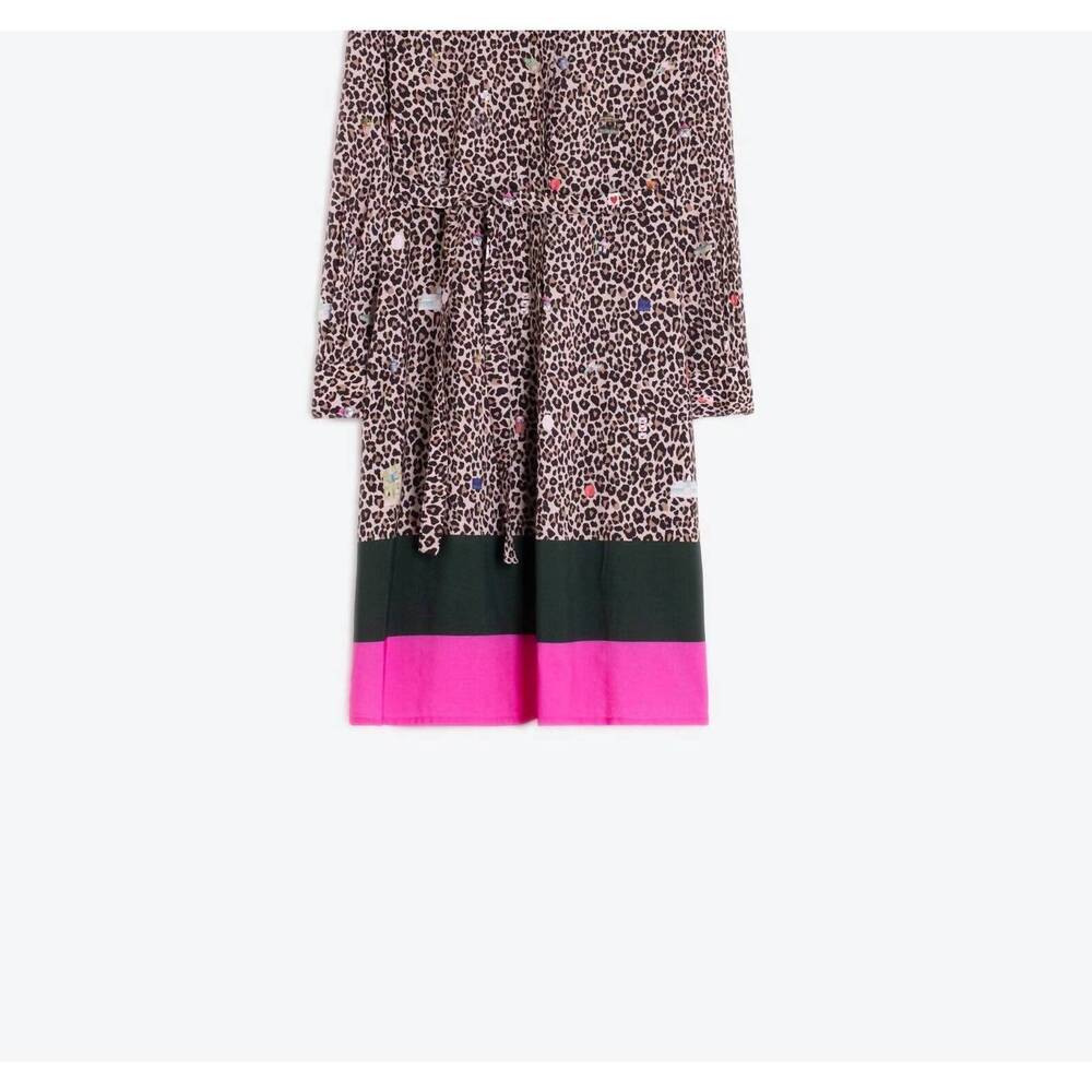 NEW VILAGALLO women's ana dress in leopardo retiro